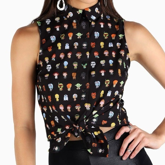 8-Bit Star Wars Business Time Shirt - Picture 3 of 4